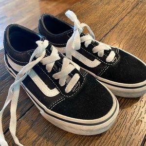 Black and white Vans